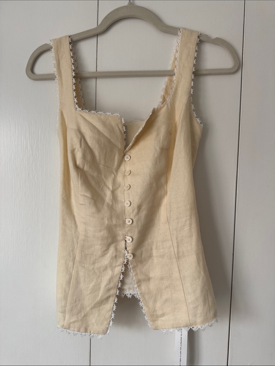 Reformation Tops - Reformation Viola Linen Top